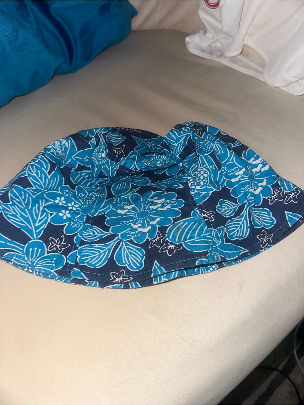 Old Navy Blue Floral Bucket Hat